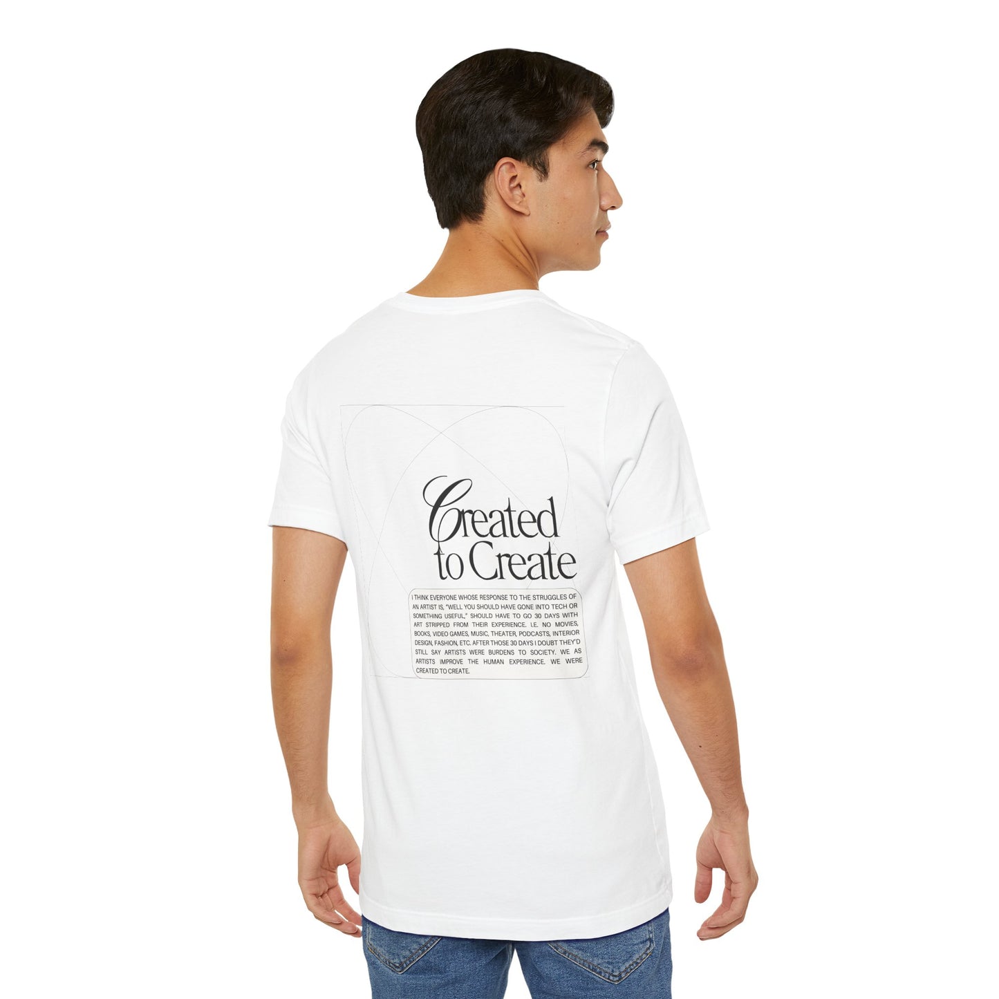 Created to Create Streetwear T-Shirt