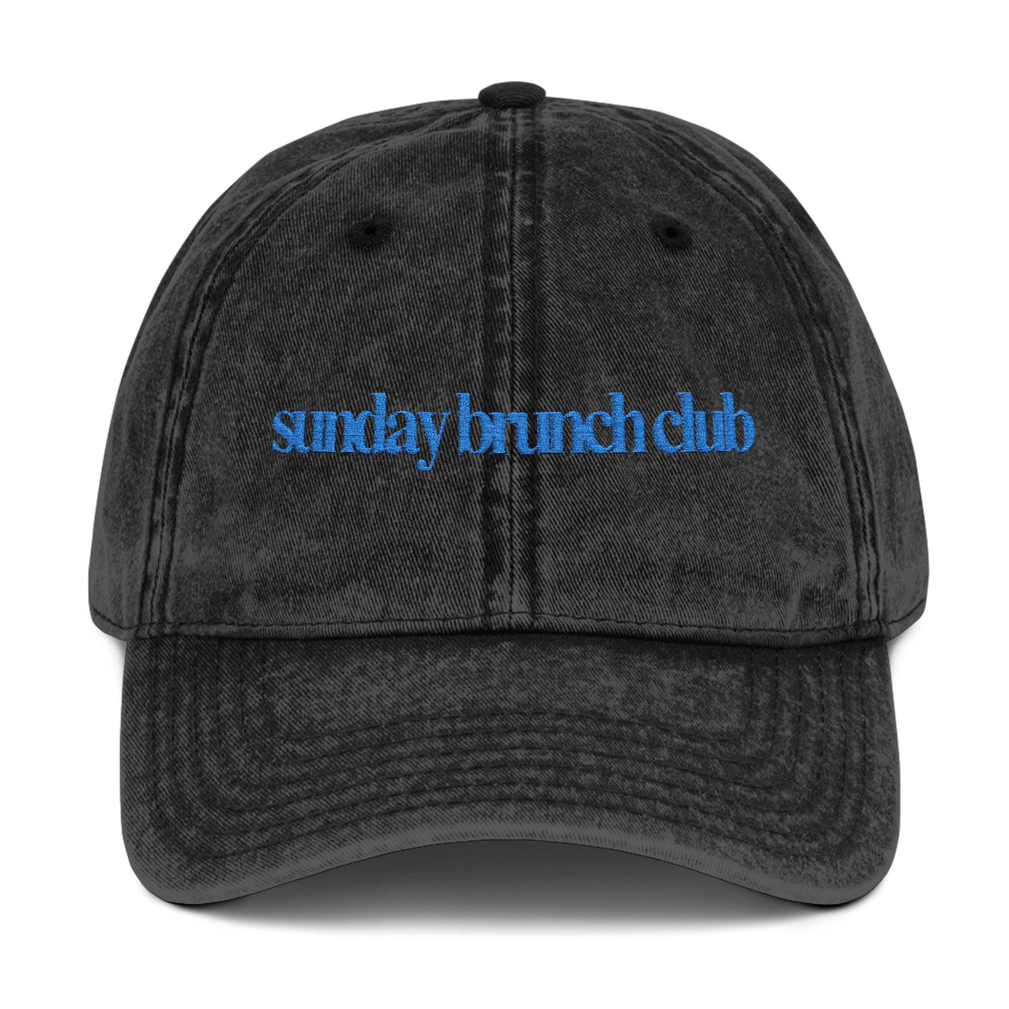 Sunday Brunch Club Vintage Embroidered Cap