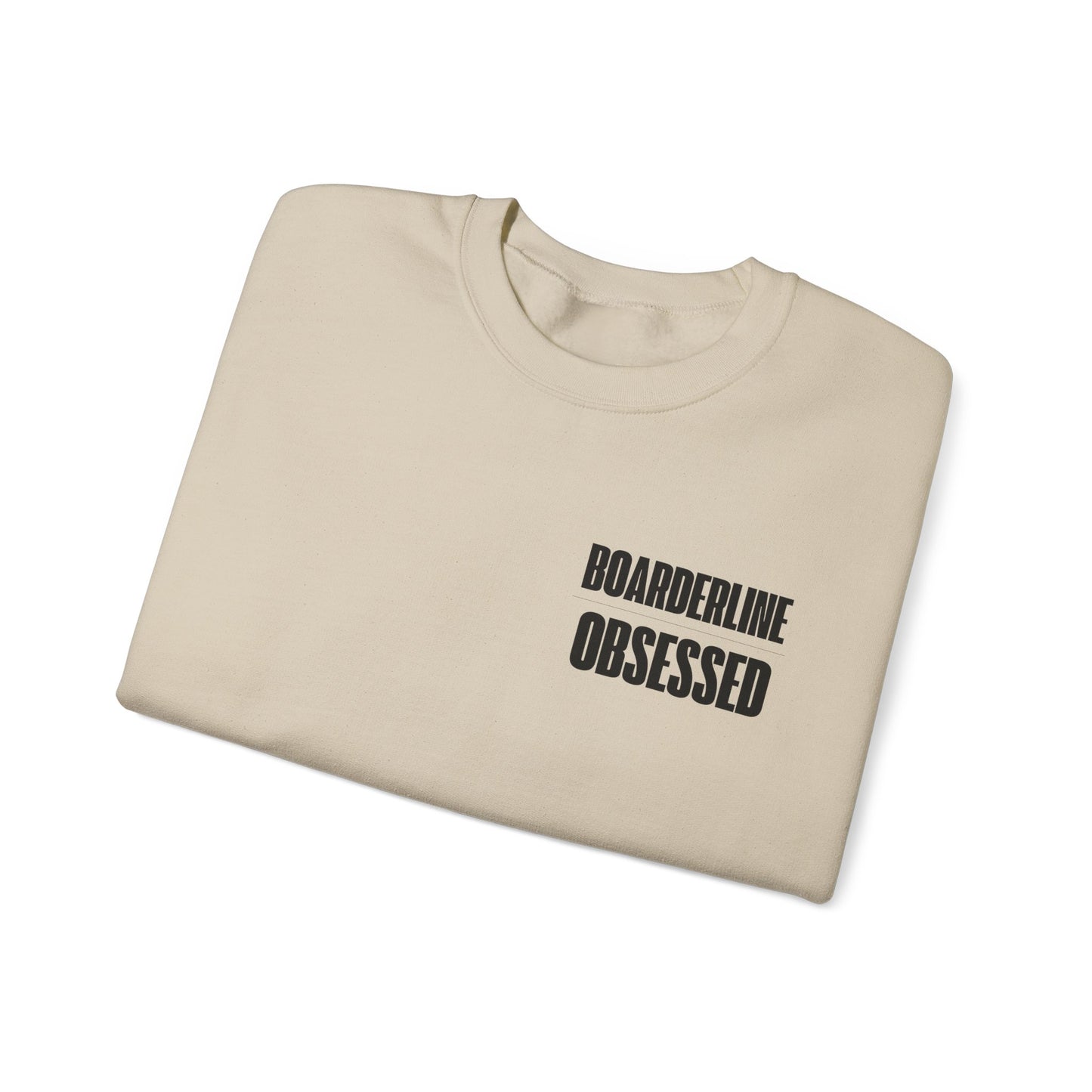Boarderline Obsessed Graphic Snowboard Sweatshirt