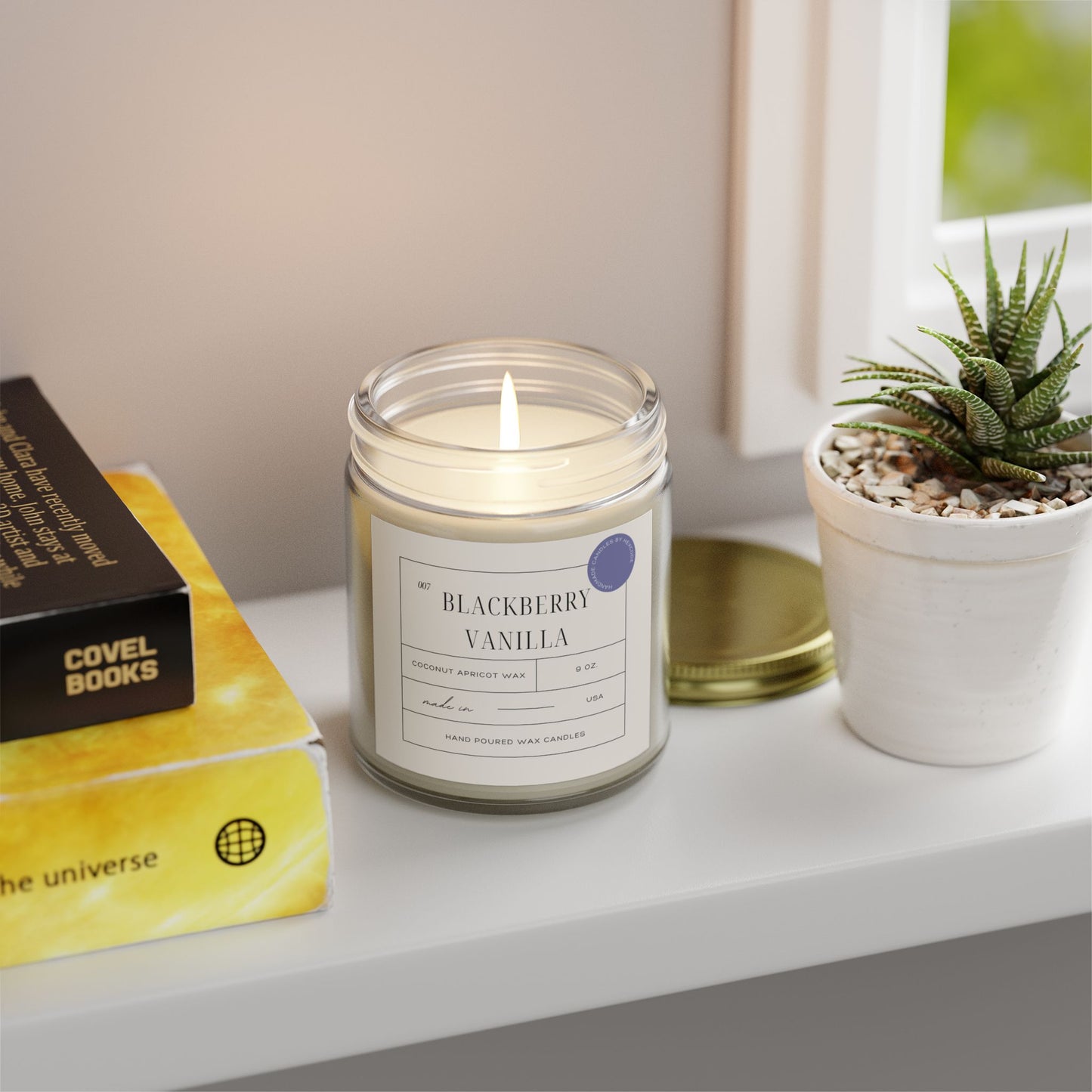 Blackberry Vanilla - Coconut Apricot Scented Candle