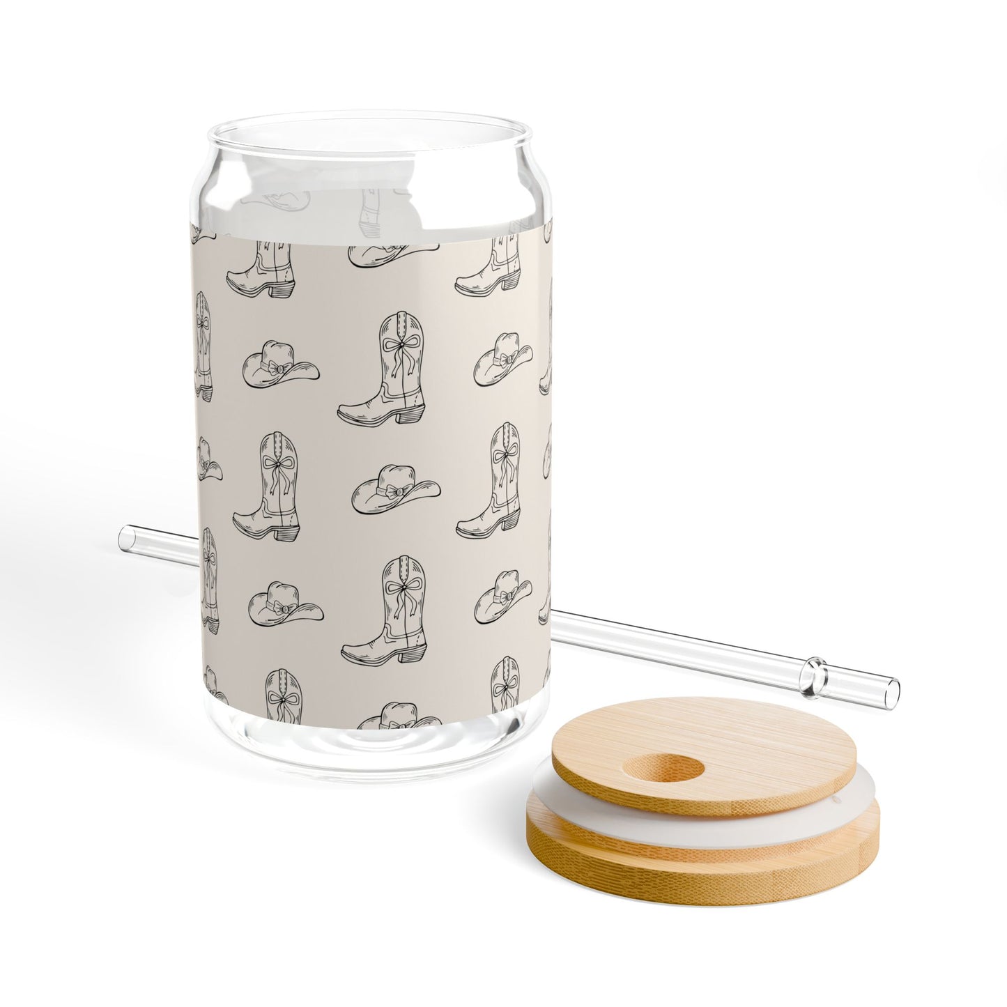 Cowboy Boot Sipper Glass