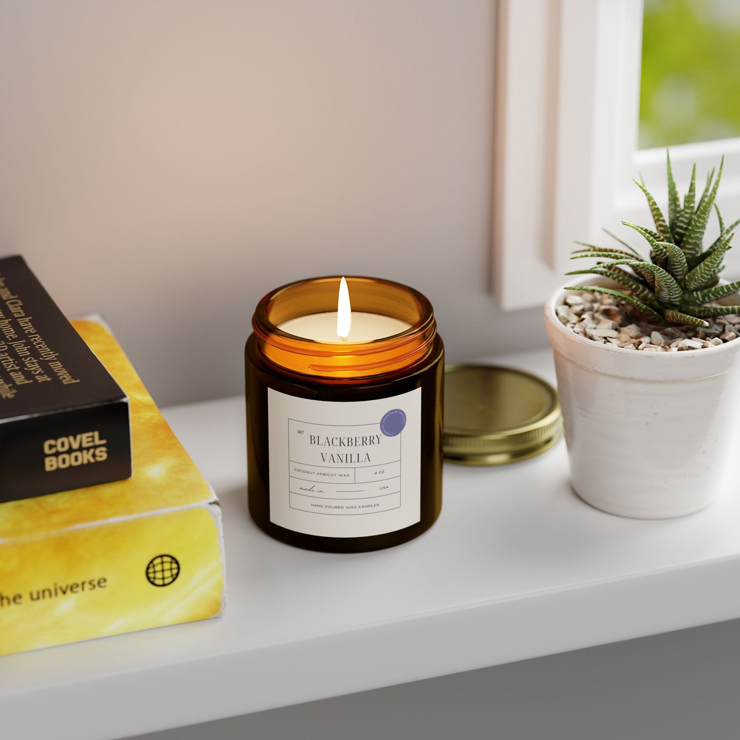 Blackberry Vanilla - Coconut Apricot Scented Candle