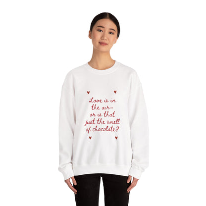 Love is in the Air Scribble Graphic Doodle Valentine's Day Sweatshirt, Gifts for Her, Vday gift ideas, Valentine's Sweater, Trendy Aesthetic