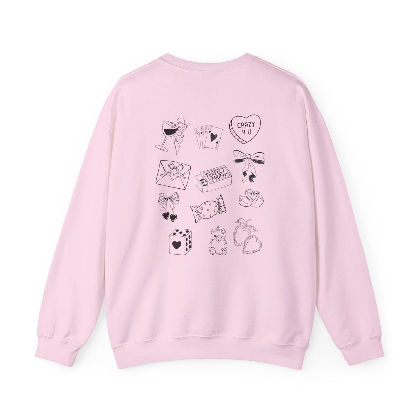 Perfect Match Valentine's Day Sweatshirt | Graphic Crewneck, Valentines Day Gift, Gifts for Her, Gifts for Him, Valentine's Day Present
