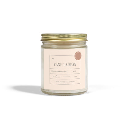 Vanilla Bean - Coconut Apricot Wax Scented Candle