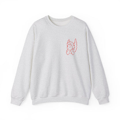 Cupid Illustration Sweatshirt | Valentine Heart Pullover, Valentine's Day Gift for Her, Gift for Mom, Stupid Cupid Sweatshirt