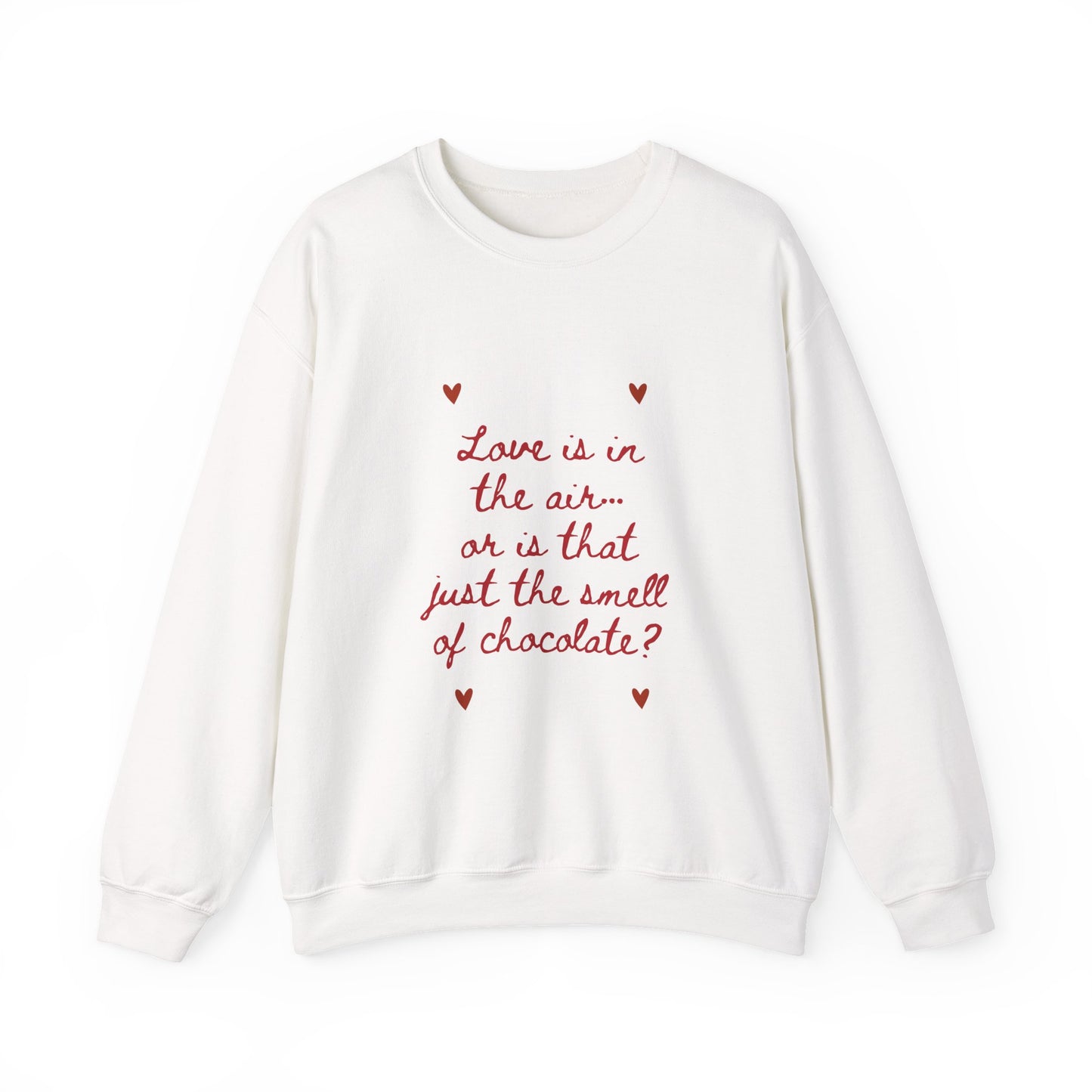 Love is in the Air Scribble Graphic Doodle Valentine's Day Sweatshirt, Gifts for Her, Vday gift ideas, Valentine's Sweater, Trendy Aesthetic