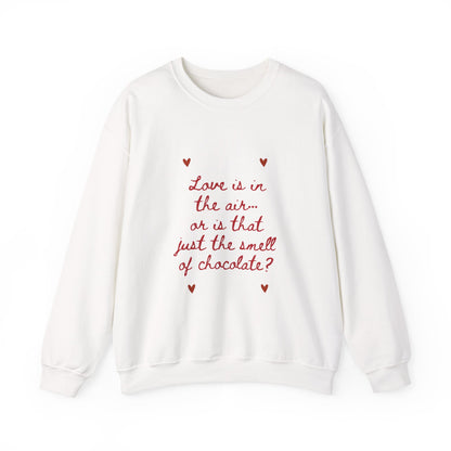 Love is in the Air Scribble Graphic Doodle Valentine's Day Sweatshirt, Gifts for Her, Vday gift ideas, Valentine's Sweater, Trendy Aesthetic