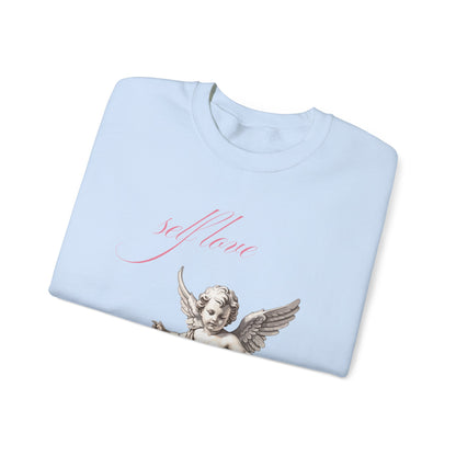 Self Love Cherub Valentine's Day Sweatshirt, Gifts for Her, Vday gift ideas, Valentine's Sweater, Trendy Aesthetic, Valentine Gift, Cupid