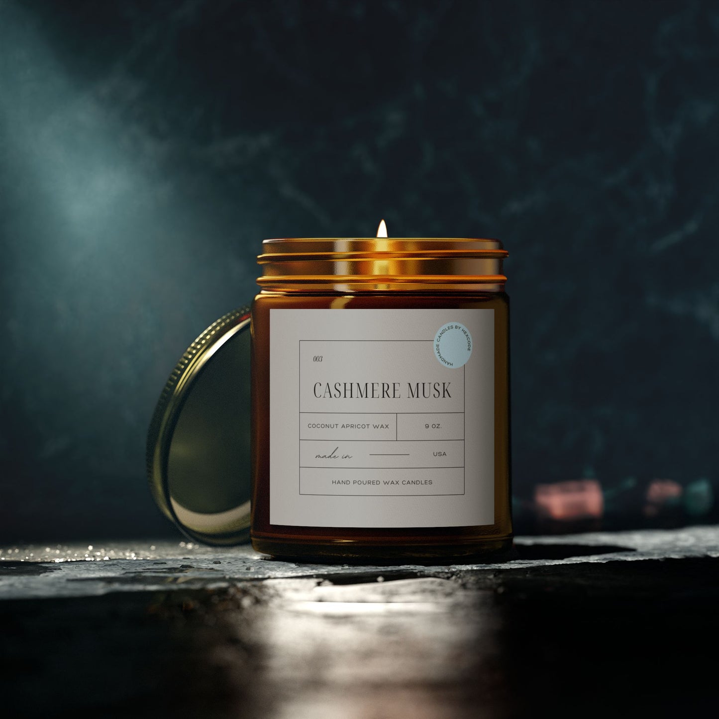 Cashmere Musk - Coconut Apricot Scented Candle