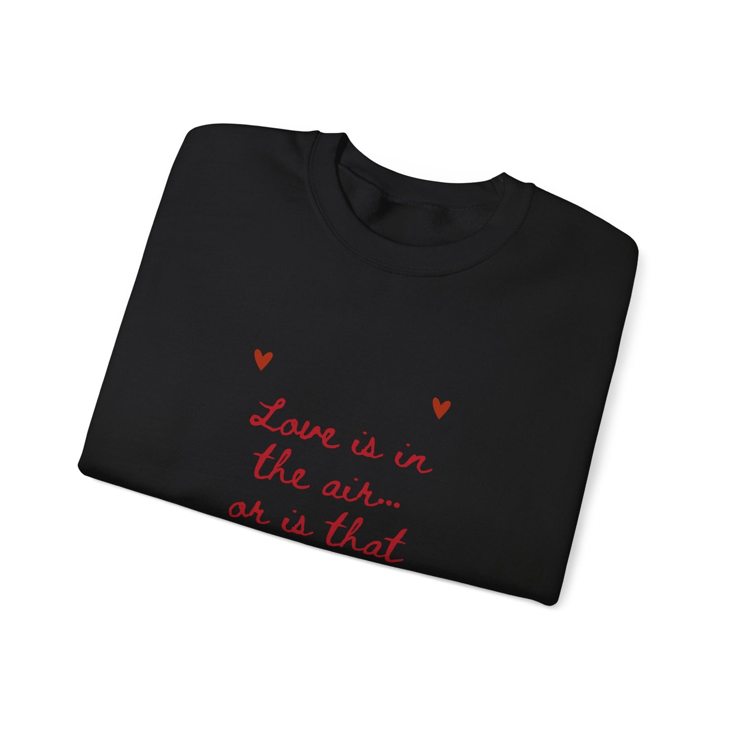 Love is in the Air Scribble Graphic Doodle Valentine's Day Sweatshirt, Gifts for Her, Vday gift ideas, Valentine's Sweater, Trendy Aesthetic