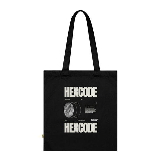 HexCode Original Streetwear Tote Bag - Black