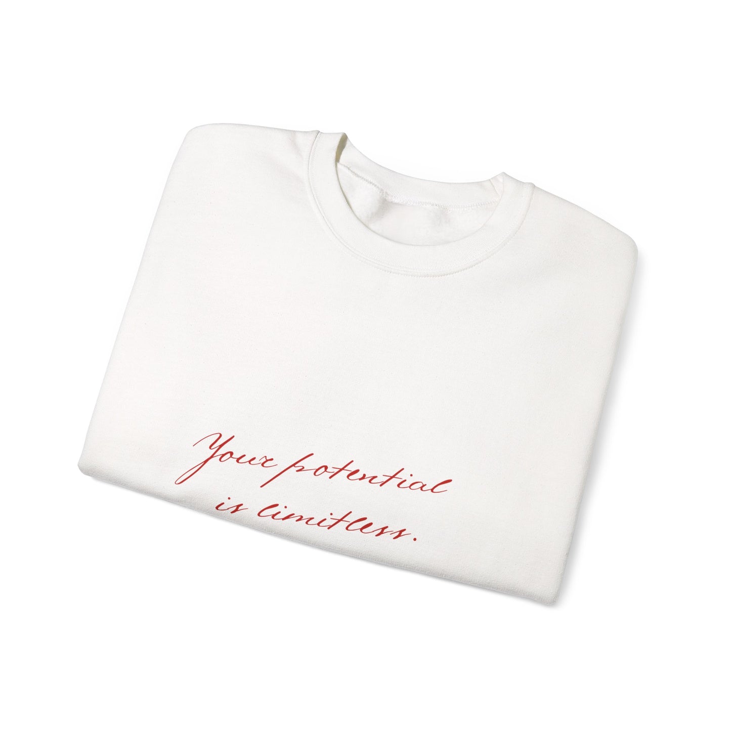 Your Potential is Limitless Valentine's Day Sweatshirt, Gifts for Her, Vday gift ideas, Valentine's Sweater, Trendy Aesthetic, Valentine