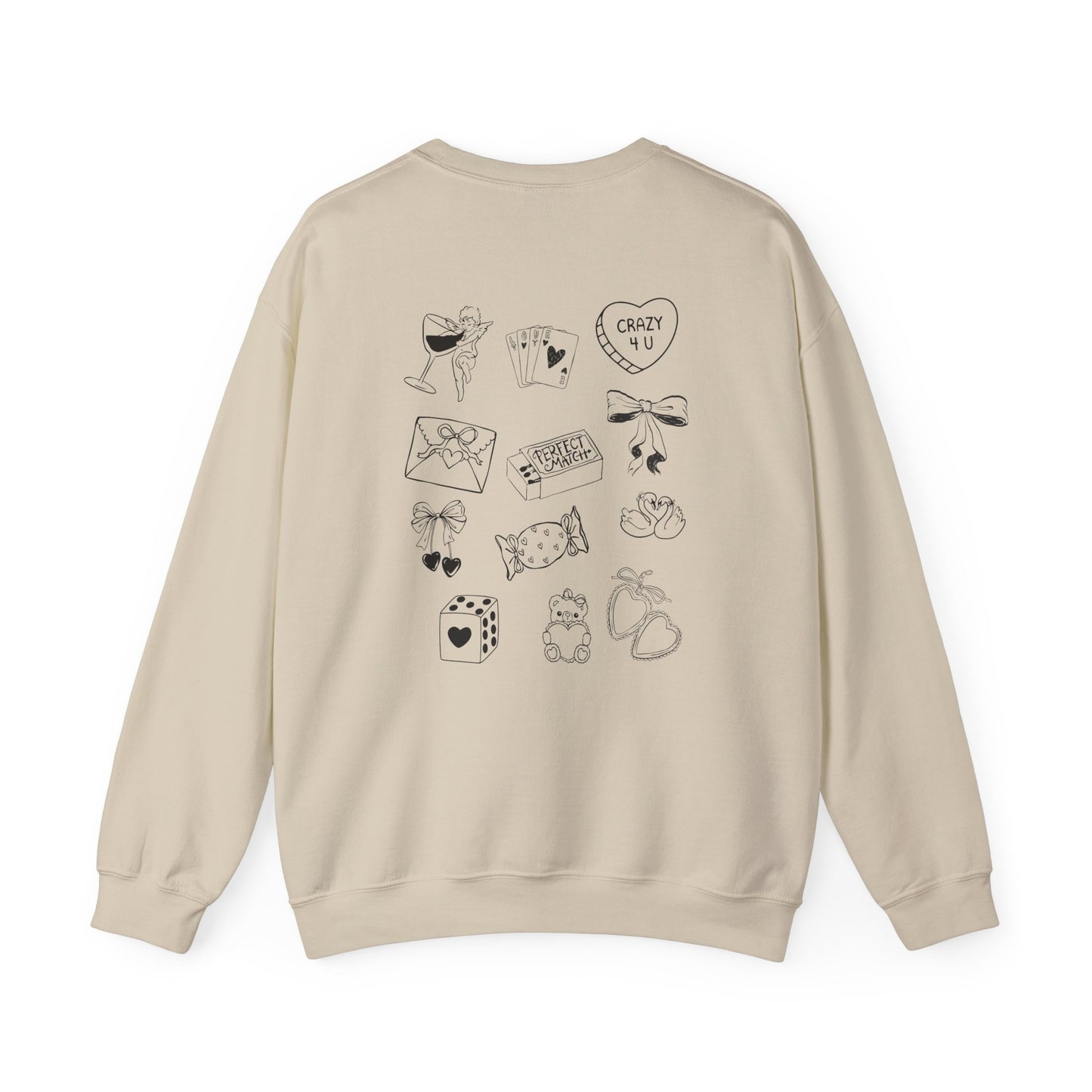 Perfect Match Valentine's Day Sweatshirt | Graphic Crewneck, Valentines Day Gift, Gifts for Her, Gifts for Him, Valentine's Day Present