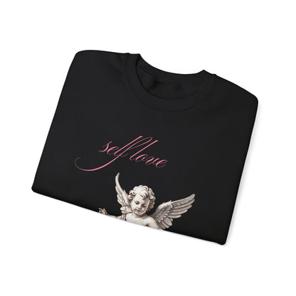 Self Love Cherub Valentine's Day Sweatshirt, Gifts for Her, Vday gift ideas, Valentine's Sweater, Trendy Aesthetic, Valentine Gift, Cupid
