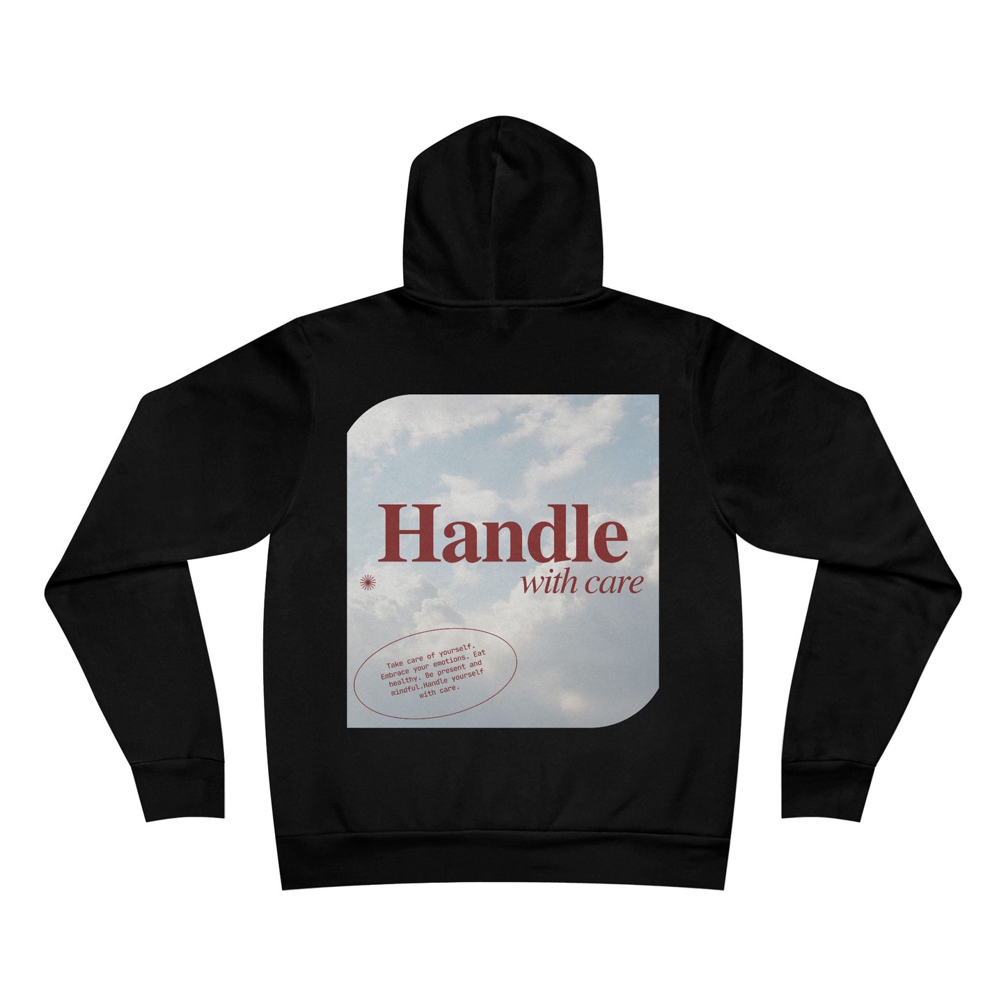 Handle with Care Hoodie - Black