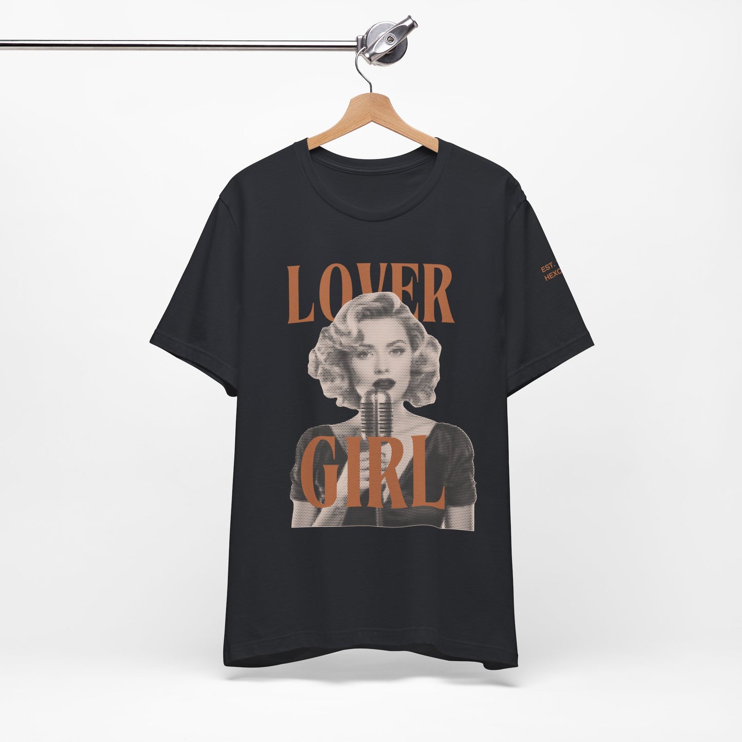 Lovergirl Graphic Streetwear T-Shirt - Vintage Black