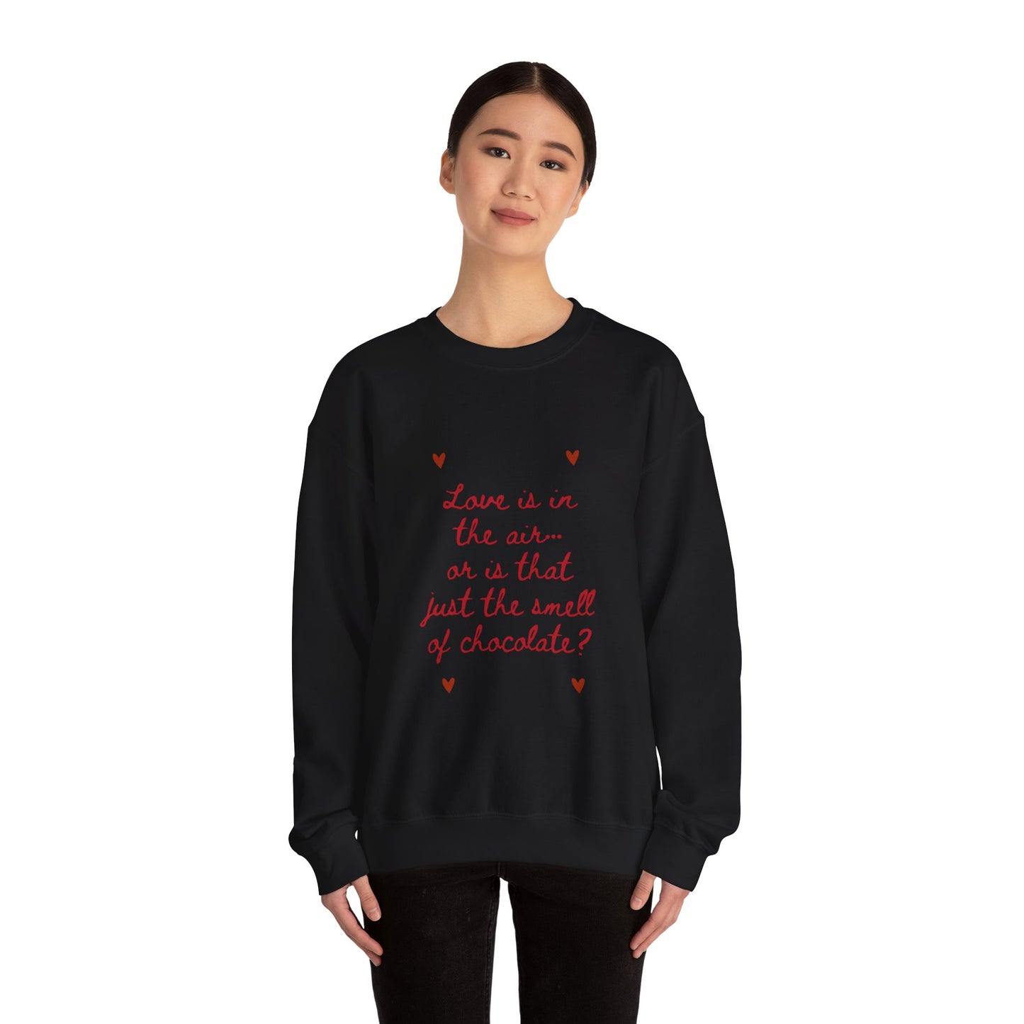 Love is in the Air Scribble Graphic Doodle Valentine's Day Sweatshirt, Gifts for Her, Vday gift ideas, Valentine's Sweater, Trendy Aesthetic