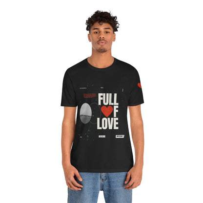 Full of Love Streetwear T-Shirt - Black