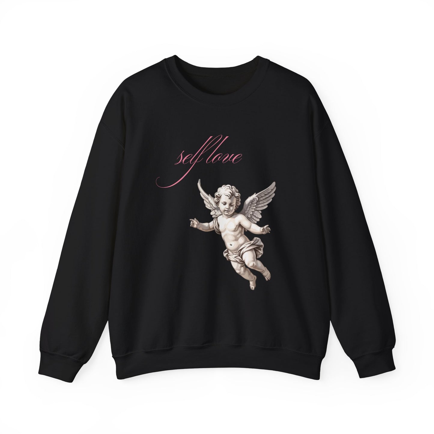 Self Love Cherub Valentine's Day Sweatshirt, Gifts for Her, Vday gift ideas, Valentine's Sweater, Trendy Aesthetic, Valentine Gift, Cupid
