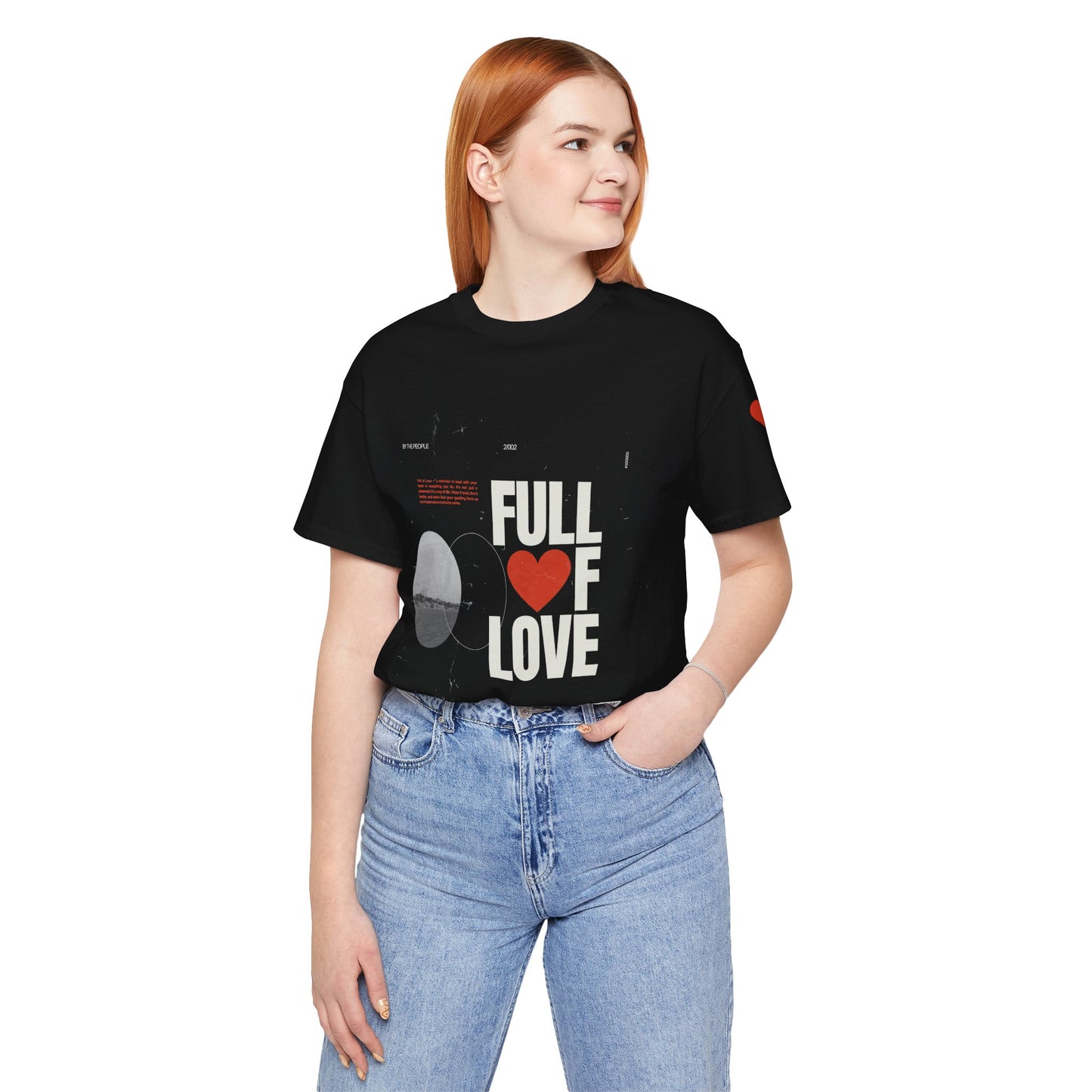 Full of Love Streetwear T-Shirt - Black