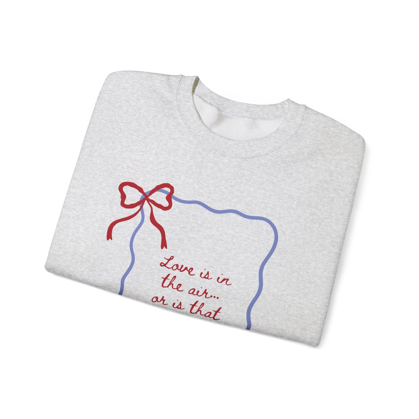 Love is in the Air Doodle Valentine's Day Sweatshirt, Gifts for Her, Vday gift ideas, Valentine's Sweater, Trendy Aesthetic, Valentine Gift