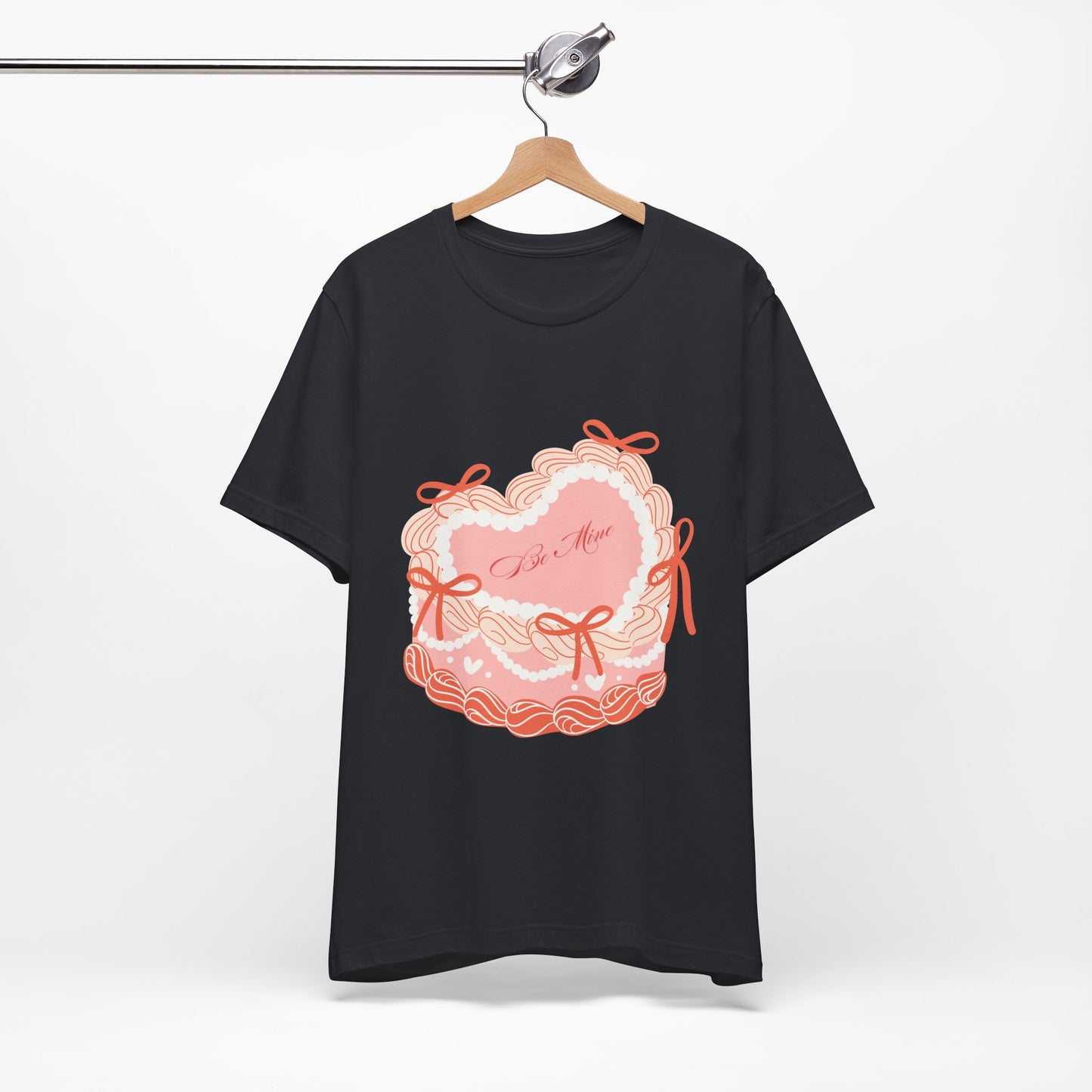 Be Mine Valentine's Graphic Streetwear T-Shirt - Vintage Black