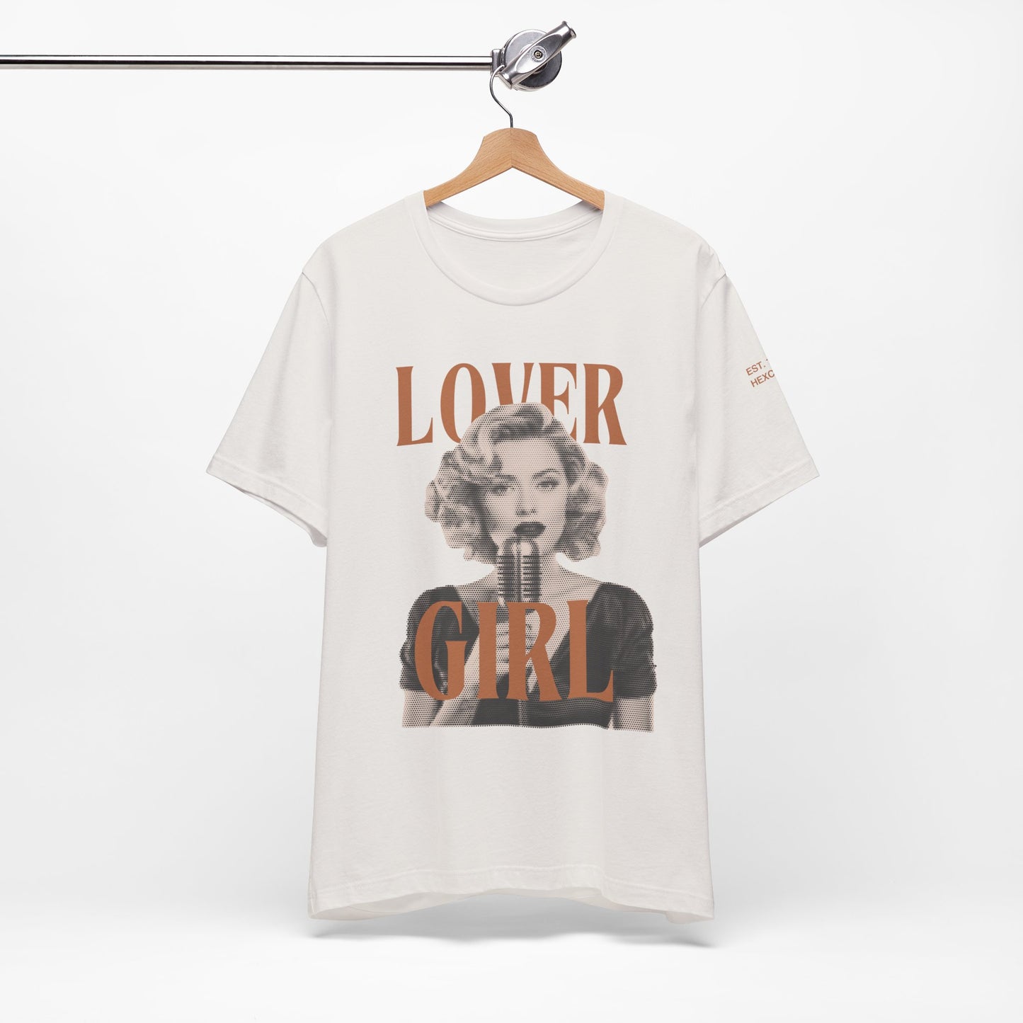 Lovergirl Graphic Streetwear T-Shirt - Vintage White