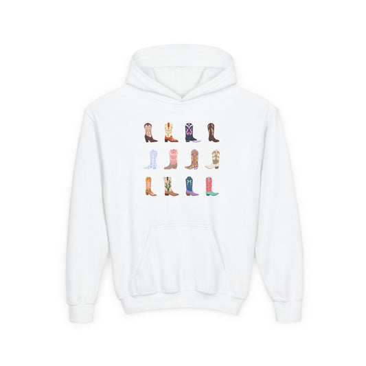 Cowboy Boot Youth Hoodie
