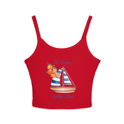 St. Tropez France Spaghetti Strap Tank Top