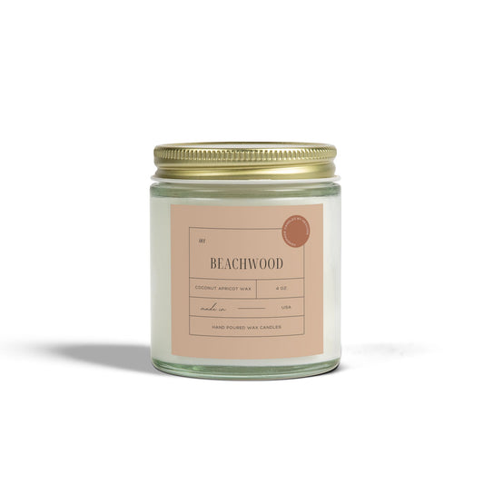 Beachwood - Coconut Apricot Scented Candle