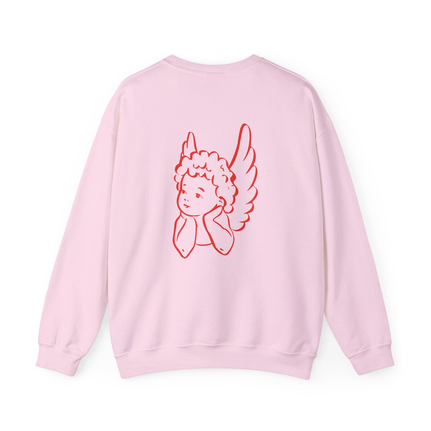 Cupid Illustration Sweatshirt | Valentine Heart Pullover, Valentine's Day Gift for Her, Gift for Mom, Stupid Cupid Sweatshirt