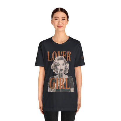 Lovergirl Vintage Aesthetic Valentine's Day Graphic Streetwear T-Shirt
