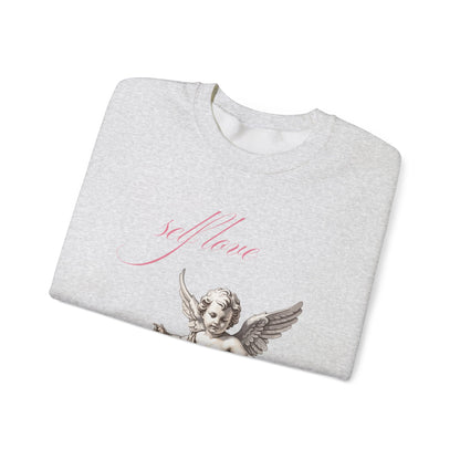 Self Love Cherub Valentine's Day Sweatshirt, Gifts for Her, Vday gift ideas, Valentine's Sweater, Trendy Aesthetic, Valentine Gift, Cupid