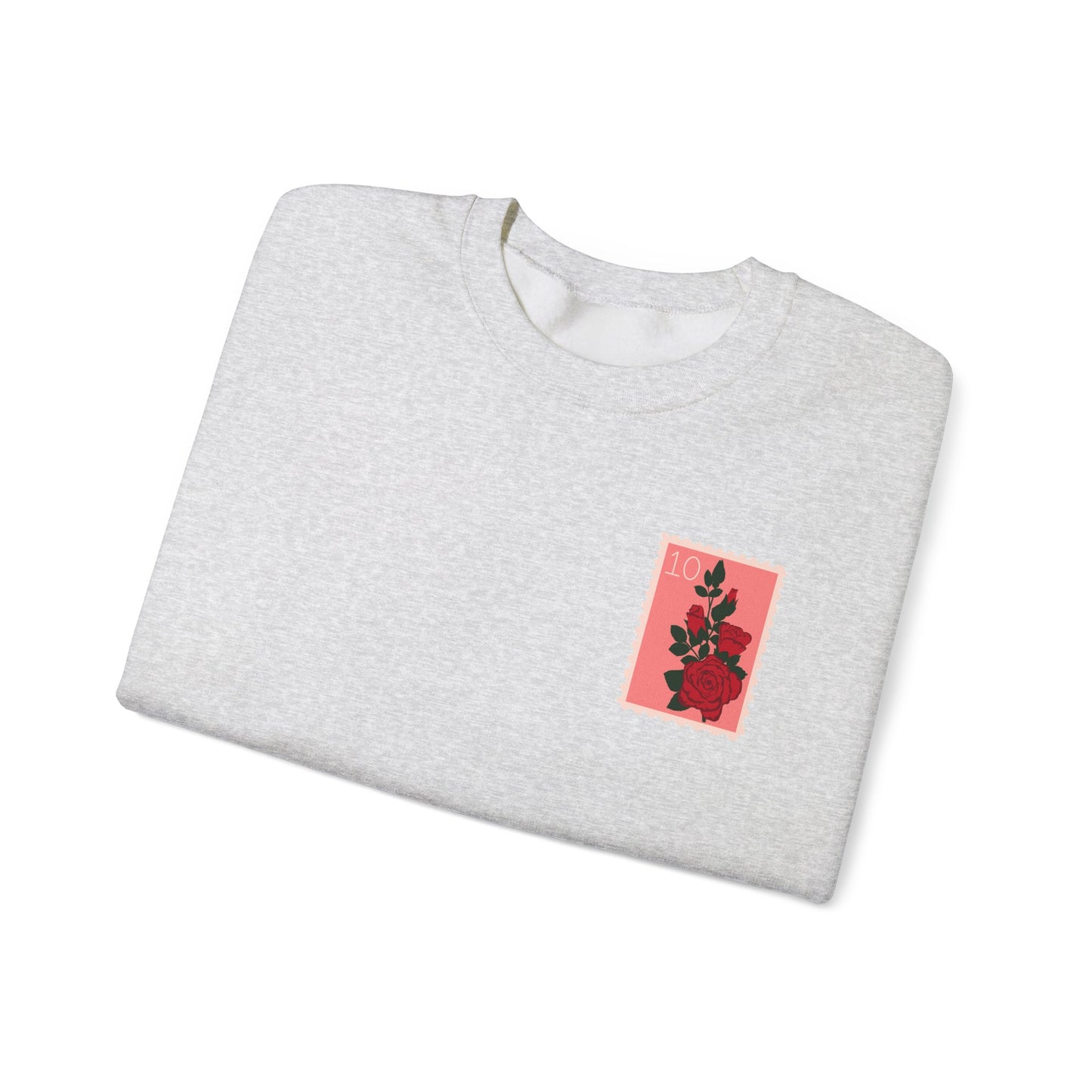 Valentine's Day Letter Stamps Sweatshirt | Graphic Crewneck, Valentines Day Gift, Gifts for Her, Gifts for Him, Valentine's Day Present