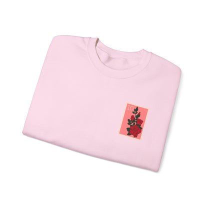 Valentine's Day Letter Stamps Sweatshirt | Graphic Crewneck, Valentines Day Gift, Gifts for Her, Gifts for Him, Valentine's Day Present