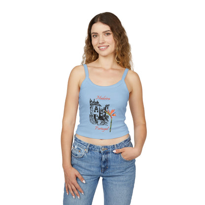 Madeira Portugal Spaghetti Strap Tank Top