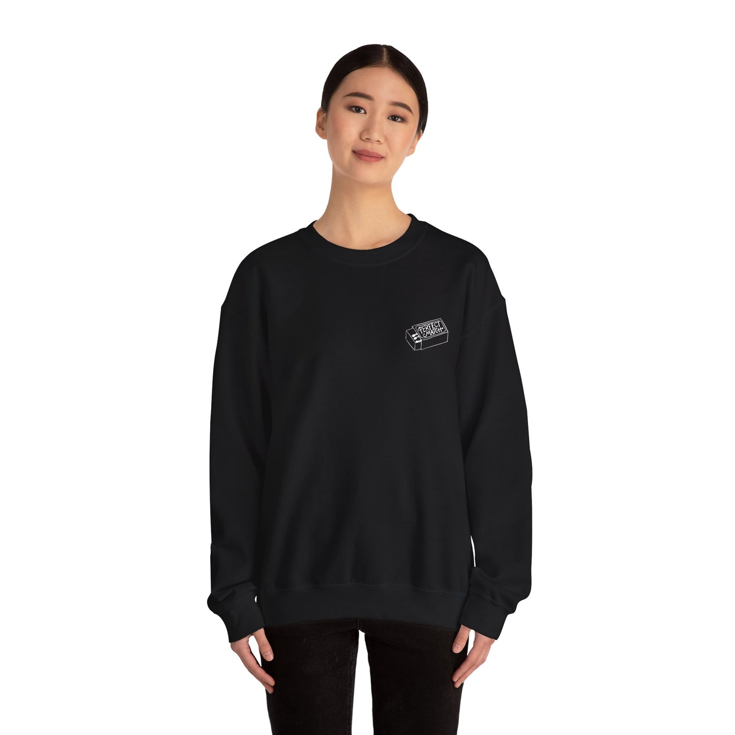 Perfect Match Valentine's Day Sweatshirt | Graphic Crewneck, Valentines Day Gift, Gifts for Her, Gifts for Him, Valentine's Day Present