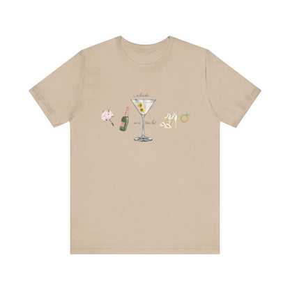 A Bride in a Tini Bit T-Shirt