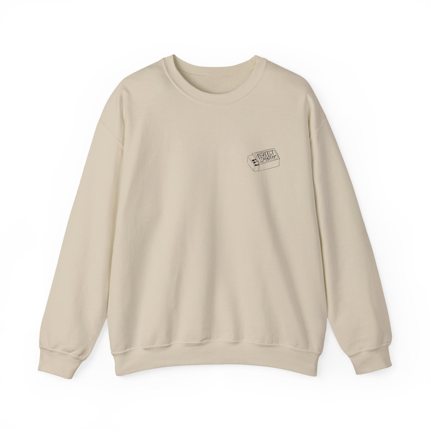 Perfect Match Valentine's Day Sweatshirt | Graphic Crewneck, Valentines Day Gift, Gifts for Her, Gifts for Him, Valentine's Day Present