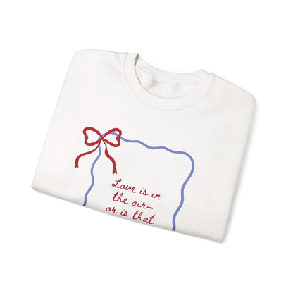 Love is in the Air Doodle Valentine's Day Sweatshirt, Gifts for Her, Vday gift ideas, Valentine's Sweater, Trendy Aesthetic, Valentine Gift