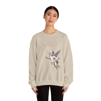 Self Love Cherub Valentine's Day Sweatshirt, Gifts for Her, Vday gift ideas, Valentine's Sweater, Trendy Aesthetic, Valentine Gift, Cupid