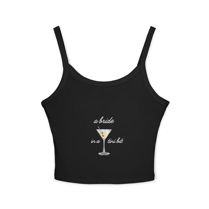A Bride in a Tini Bit Tank Top