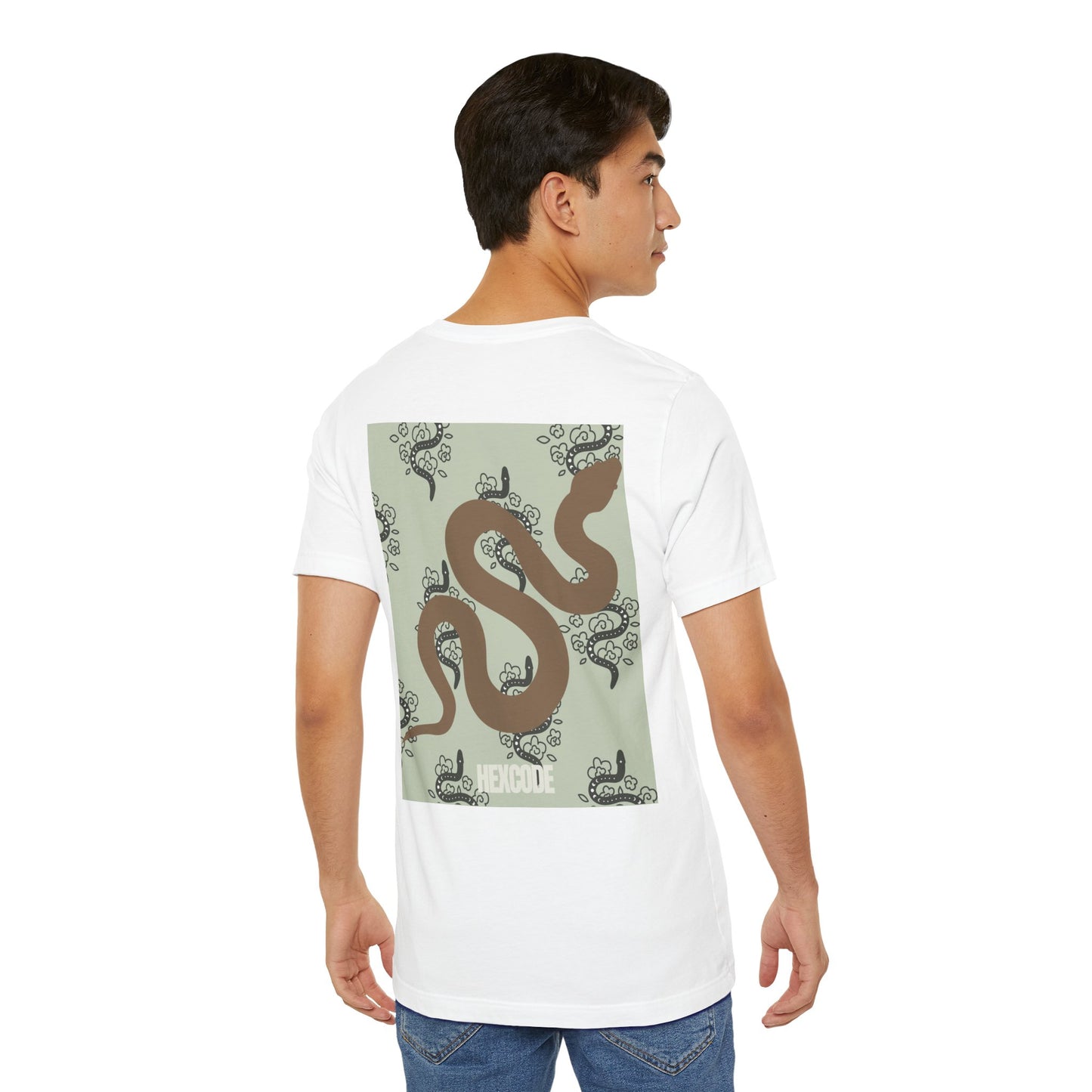 Sneaky Snake Streetwear T-Shirt - White