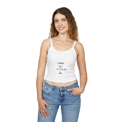A Bride in a Tini Bit Tank Top