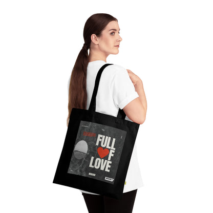 Full of Love Tote Bag - Black