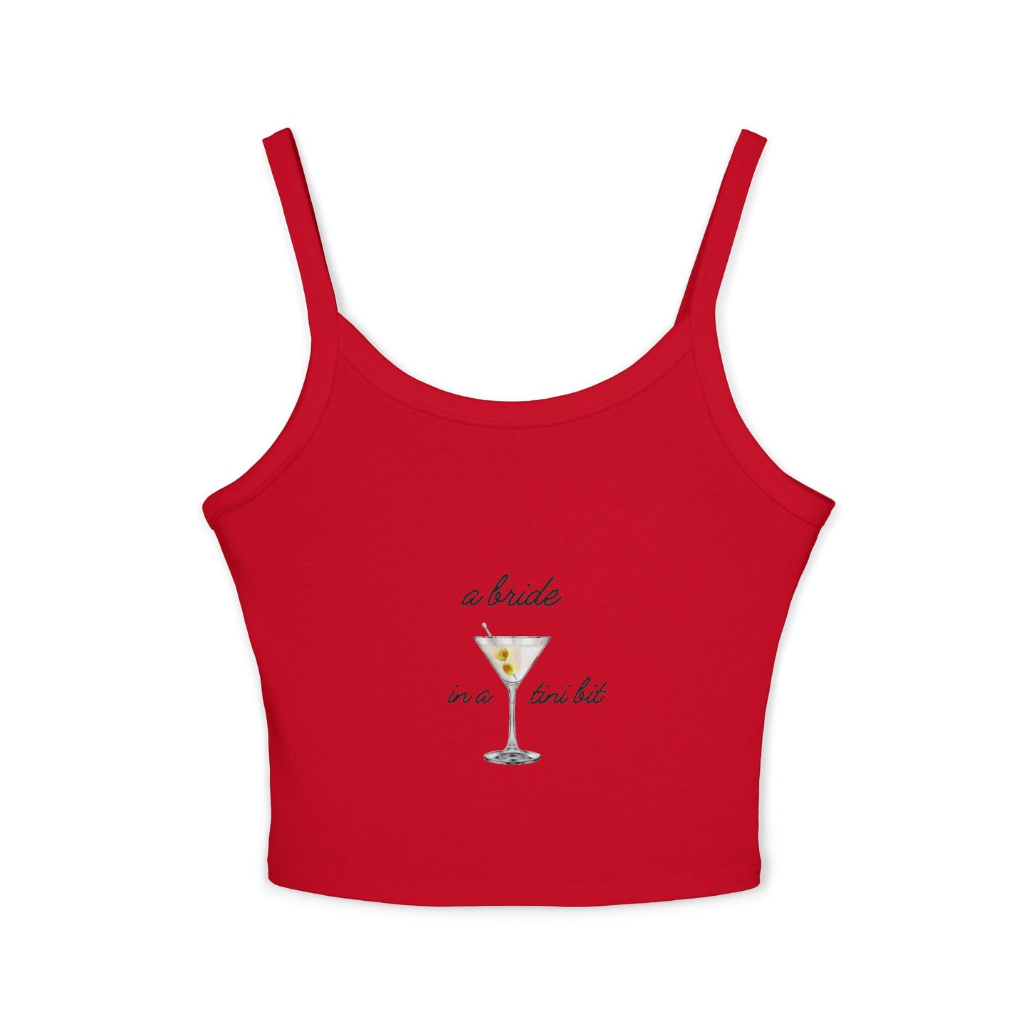 A Bride in a Tini Bit Tank Top