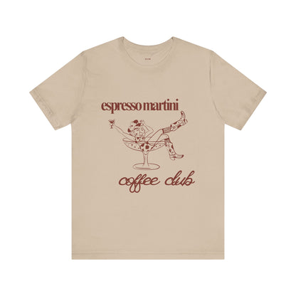 Espresso Martini Coffee Club Graphic Streetwear T-Shirt