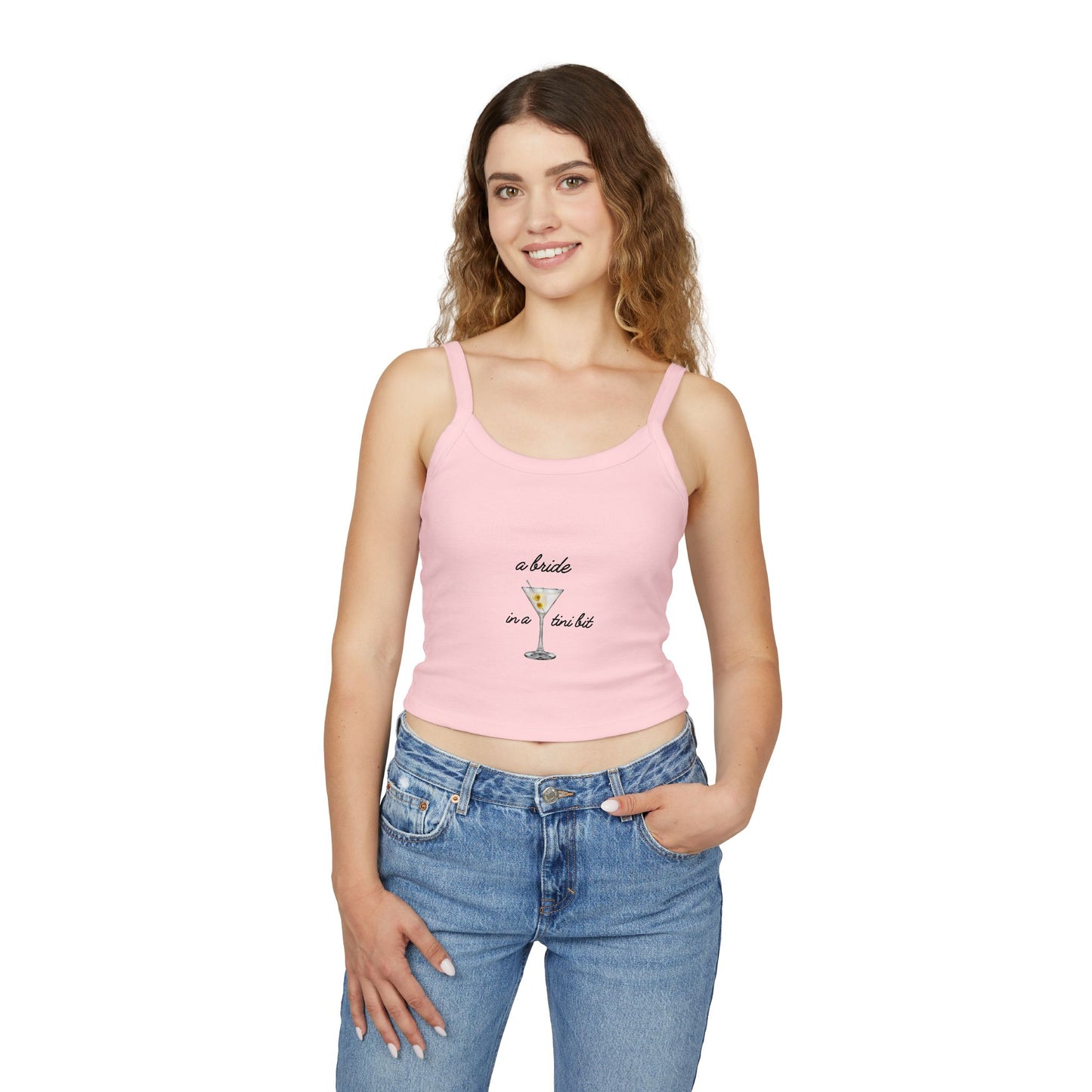 A Bride in a Tini Bit Tank Top