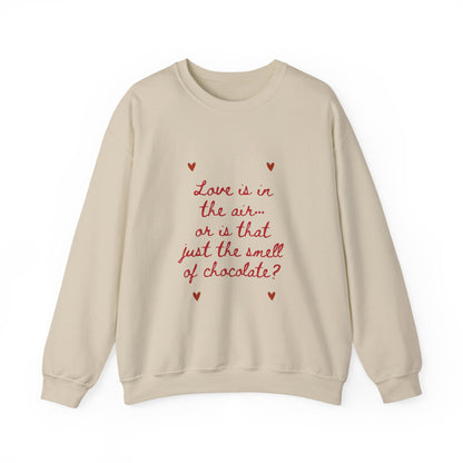 Love is in the Air Scribble Graphic Doodle Valentine's Day Sweatshirt, Gifts for Her, Vday gift ideas, Valentine's Sweater, Trendy Aesthetic